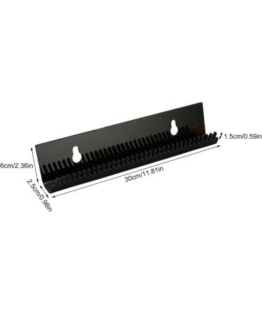 Hair Extension Holder Acrylic Lightweight Hair Extension Display Braiding Hair Rack for Home Shops Wig Storage (Black) - Buy Online on GoSupps.com