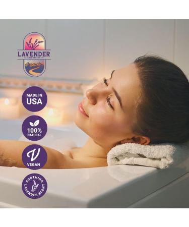 Relaxing Lavender Bath Salt with Epsom & Dead Sea Minerals - Soothing Foot Soak for Women | Muscle Relief & Luxury Bath Products - 1 lb - Buy Online on GoSupps.com