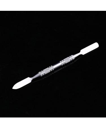 Stainless Steel Makeup Palette & Spatula - Professional Cosmetic Mixing Tool for Eye Shadow & Eyelash Makeup - Buy Online on GoSupps.com