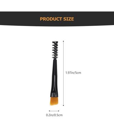 Beaupretty 6-Piece Eyebrow Brush Comb Set - Mini Double-Ended Spoolie & Angled Brush for Precision Eyebrow Application - Portable Black Eyebrow Makeup Tools - Buy Online on GoSupps.com