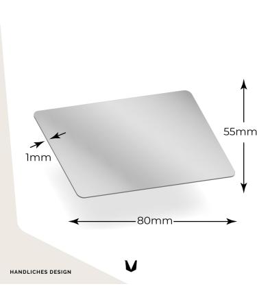 Buy Magati Double-Sided Compact Cosmetic Mirror - Ultra-Light Perfect for Wallets & Bags (8x5.5cm) - 10 Pack - Buy Online on GoSupps.com