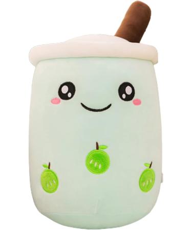 Dreafly Bubble Tea Plush Pillow Doll - 24cm Soft Toy for Home & Car Ornaments - Children's Gift Toy - Green Round Eyes - Buy Online on GoSupps.com