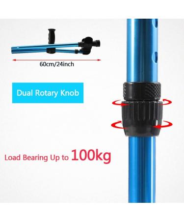 Adjustable Walking Forearm Crutches Stick for Adult Patients Lightweight Aluminum Non-Slip Medical Crutches Portable Travel Crutches (Blue) (Color : 1 Stick) anniversary Lucky Star Chaser of Light 1 Pair - Buy Online on GoSupps.com