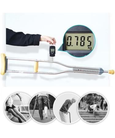 Adult Underarm Crutches (1 Pair) Adjustable Aluminum Crutches Walking Sticks for Elderly People with Disabilities Ergonomic Medical Crutches Anniversary Lucky Star - Buy Online on GoSupps.com