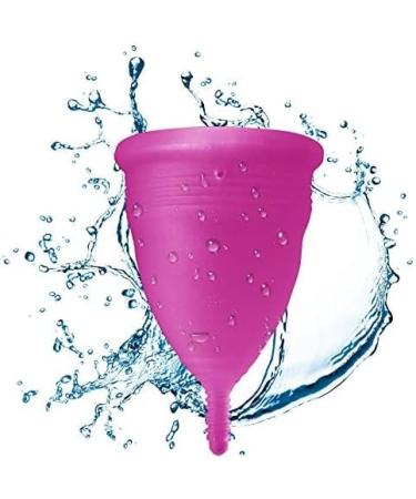 Blossom Menstrual Cup | Reusable Silicone Period Cup | Say Goodbye to Tampons | Large Violet Cup for Comfortable Menstrual Days - Buy Online on GoSupps.com