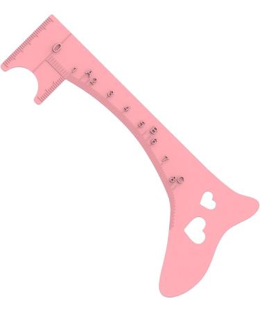 Eyebrow Template - Eye Brow Stencils for Women - Eyebrow Shaping Ruler Eye Makeup Aid Brow Measuring Tool for Beginners Eye Liner Eyelash Eyebrow Pink - Buy Online on GoSupps.com