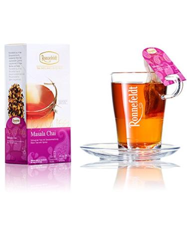 Ronnefeldt Masala Chai Joy of Tea - Premium Black Tea with Spices - 15 Tea Bags (64.5g) - International Shipping Available - Buy Online on GoSupps.com