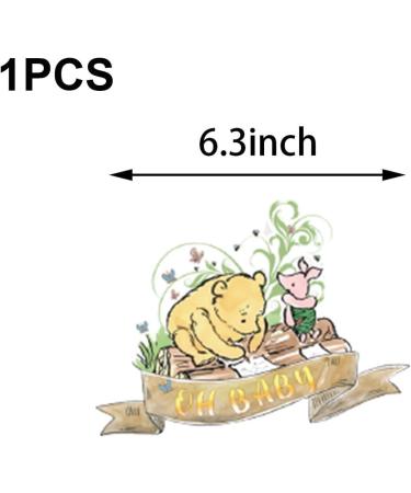 25pcs Winnie Bear Cake Toppers Cupcake Toppers Girl Winnie Bear Birthday Party Decoration Cake Decorations for Pooh Bear party Supplies - Buy Online on GoSupps.com