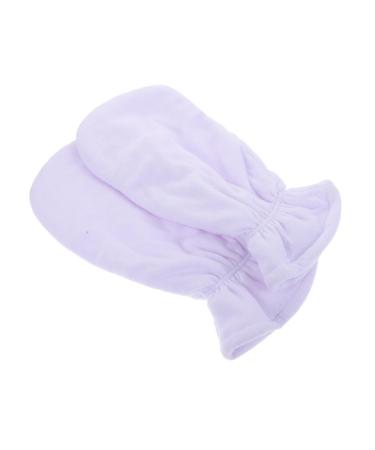 Healeved 1 Pair Care Hot Wax Hand Home Wax Gloves Hand Caring Gloves Glvoes Moisturizing Care Gloves Wax Moistening Gloves Grooming Glove White Essential Oil Flannel Thermostat