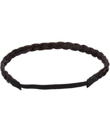Fliyeong Colors Women Ladies Plaited Hair Band Braided Synthetic Hair Plaited Plait Elastic Headband Hairband Black Creative and Useful - Buy Online on GoSupps.com