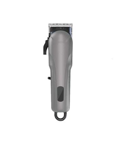 Professional Cordless Hair Clipper for Men Hair Haircuttings Kit Body Grooming Kit Rechargeable Hair Trimmer for Men Stylists Barbers Kids Home (Color : Gray)