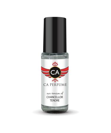 CA Perfume Impression of Chancellor Eau Tendre for Women Perfume Oil Floral Fruity Scent Long Lasting Perfumes for Women Travel Size Mini Perfume Sample TSA Ready Body Oil Roll-on 0.14 Fl Oz 4ml