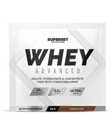 Superset Nutrition | Sample 100% Whey Protein Advanced (30g) | Whey Protein | Best Whey - Choco-Nut - Buy Online on GoSupps.com