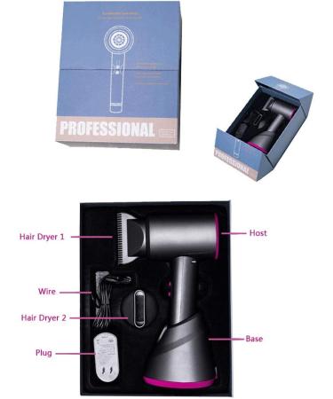 Cordless Hair Dryer Portable Wireless Blow Dryer 380W 3 files with a quick charging base Suitable for Art Painting Home School Outdoor Travel Tool - Buy Online on GoSupps.com