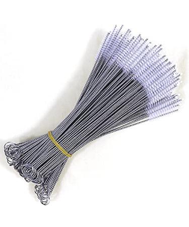 Drinking Straw Cleaner Brush 50 Pack.Extra Long 9 inch Pipe Cleaners Straw Cleaning Brush for Tumbler Sippy Cup Bottle and Tube 230x10mm Reusable Metal Straw Cleaning Brush in Bulk Order (50 Pack)