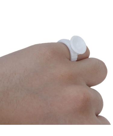 100pcs Disposable Glue Ring Eyelash Extension Holders | International Shipping Available - Buy Online on GoSupps.com