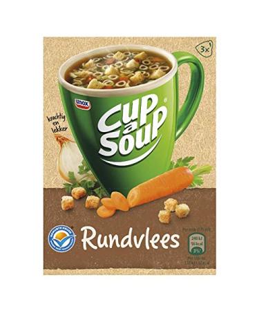 Unox Unox Meat Soup Cup 3 Pack