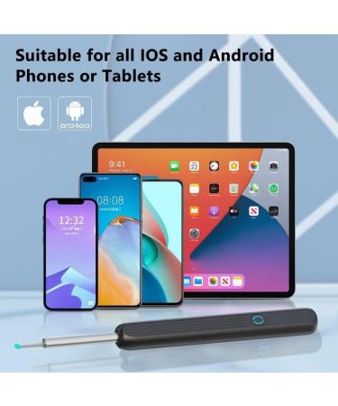 BUDINOQUE Ear Wax Removal Tool with 1080P HD Camera - Ear Cleaner Kit for iPhone, Android - Waterproof, Lighted Ear Camera for Easy Earwax Removal - Buy Online on GoSupps.com