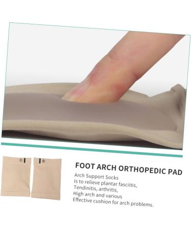 NOLITOY Arch Support Insoles for Flatfoot | 1 Pair Foot Pad Orthotics & Massage Pads - Comfortable Elastic Inserts for Pain Relief - Buy Online on GoSupps.com