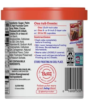 Betty Crocker Whipped Chocolate Frosting 12oz - Buy Online on GoSupps.com