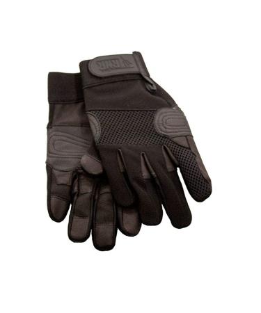 Rock-N-Rescue Rope Master Gloves - Version II, Lightweight, Breathable, Stretchable, Nylon Construction for Dexterity and Comfort, Leather Reinforced Palms for Protection, Large