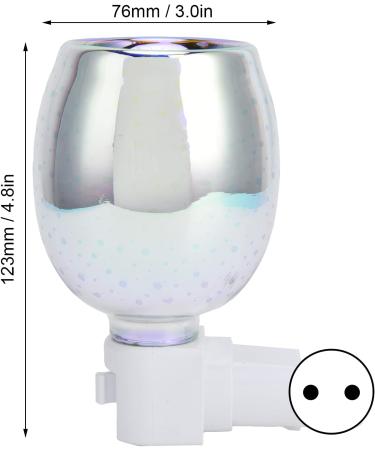 3D Electric Wax Warmer | Smokeless Plug-in Fragrance Melter Night Lamp for Home Office & Hotel (EU Plug 220V) - Buy Online on GoSupps.com