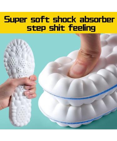 Memory Foam Orthopedic Sport Insoles - EU43-44 (270mm) | Shock-Absorbent & Breathable Cushion for Running Shoes - Buy Online on GoSupps.com
