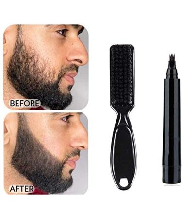 YOUNING BARTF LLER Power Bliefstift - Best Hair Engraving & Eyebrow Tool for Men | Durable Natural Beard & Mustache Coverage (Black) | International Shipping - Buy Online on GoSupps.com