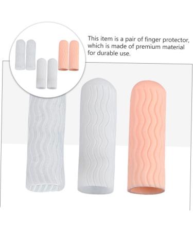 Buy NOLITOY Finger Cots - 3 Pairs Rubber Moisturizing Sleeve & Thumb Protector for Men & Women - International Shipping - Buy Online on GoSupps.com