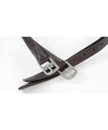 Cameo Equine Anti-Stretch Stirrup Leathers - Suitable for All Disciplines Black 38 Inch - Buy Online on GoSupps.com