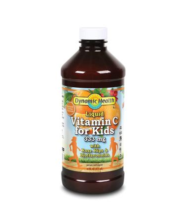 Dynamic Health  Laboratories Liquid Vitamin C for Kids  Natural Citrus Flavors 333 mg 16 fl oz (473 ml)