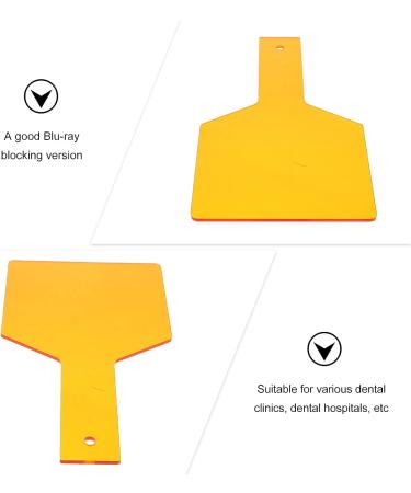 DOITOOL Cover Led Goggles 3 pcs Shield Helper Visor Light Teeth Construction Shielding Safety Protector Convenient Premium Orange Hand-held Sheild Anti- Plastic Blocking Work Eye Tool - Buy Online on GoSupps.com