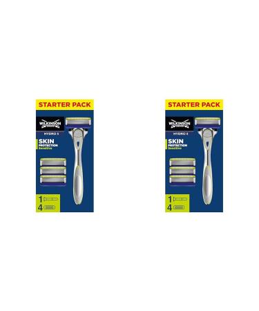 Wilkinson Sword Hydro 5 Skin Protection Sensitive men's razor with 3 replacement blades (pack with 2) 1 piece (2 -pack) Razor + 3 replacement blades