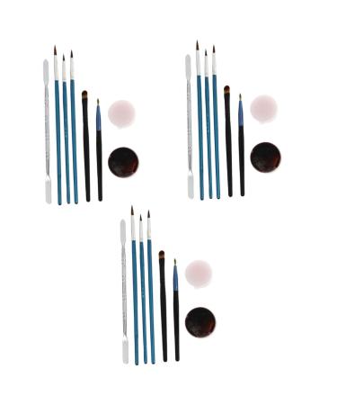 FRCOLOR 3 Sets Halloween Scar Cream Makeup Skin Wax Scars Prosthetics Wax Skin Wax Makeup Extra Flesh Masquerade Makeup Kit Coagulated Blood Special Effects Cosmetic Bag