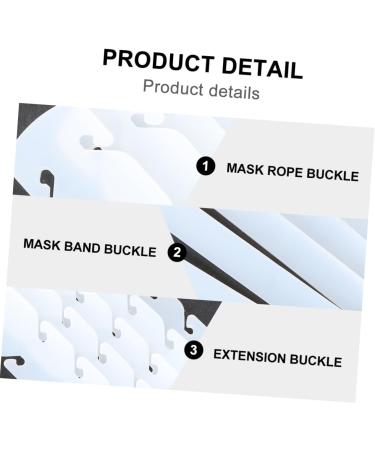 FOMIYES 15 Pack Adjustable Mask Bracket & Ear Protection - Comfortable Silicone Accessories for Face Masks & Ear Hangers - Buy Online on GoSupps.com