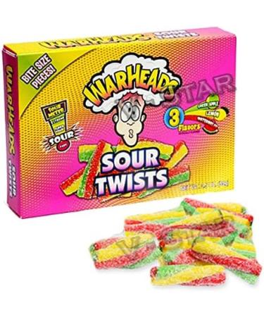 x 3 Box of WARHEADS Sour Twists 99g Theatre Box USA Candy Sweets - Buy Online on GoSupps.com