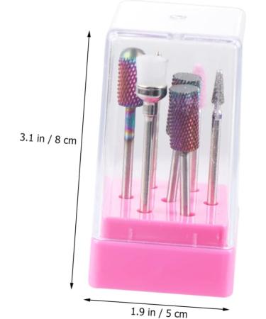 Healeved 2 Sets Nail Grinding Head Nail Polisher Drill Bits Sprouts Clips Nail Diamond Drill Bits Fruit Headband Ceramic Drill Bit Small Mirrors for Crafts Nail Gel Nail Drill Ceramics - Buy Online on GoSupps.com