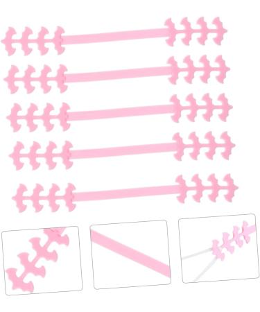 FOMIYES 20 STK Masking Hooks | Hand Protection Silicone Bands & Comfort Mask Ear Relaxers - Children's Face Mask Adaptation | Pink 19.5x2.5cm - Buy Online on GoSupps.com