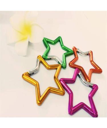 High-Quality Lioobo Aluminum Carabiner Clips Set - 5 Safety Hooks for Climbing Camping Hiking - Durable Outdoor Gear - Buy Online on GoSupps.com