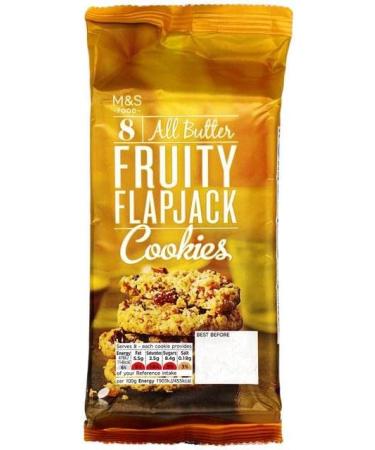  Marks and Spencer Marks and Spencer M&S Food 20-Pack Fruity Butter Flapjack Biscuits | 2 x 10 | 2 x 225g - Buy Online on GoSupps.com