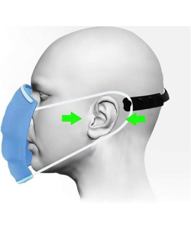 Ulalaza 5-Part Ear Protection Hooks with Adjustable Strap - Anti-Noise Face Buckles K02 - Mix Color - Buy Online on GoSupps.com