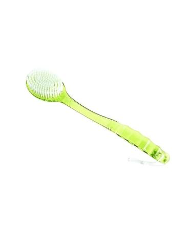 Long Handled Plastic Bath Shower Back Brush Scrubber - Green - Buy Online on GoSupps.com