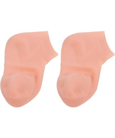 Gel Socks Comfortable Elastic SPA Foot Care Gel Socks for Cracked Feet for The Salon (XL) - Buy Online on GoSupps.com