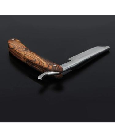 Shave Ready Straight Razor - Vintage Wood Handle, Sharp Steel Blade - Barber Approved | SW23 - Buy Online on GoSupps.com