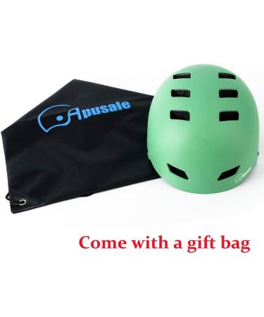 Adjustable Bike Skateboard Helmet - Multi-Sport for Skate Scooter - Mint Green (Adult/Youth/Kids Sizes) - Buy Online on GoSupps.com