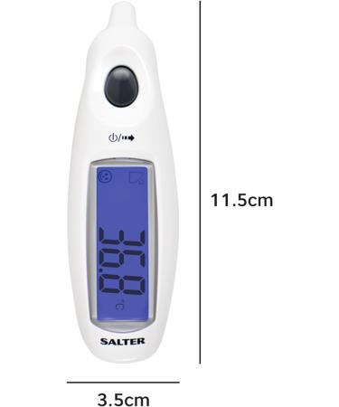 Salter TE-150-EU Ear Digital Thermometer | Jumbo LCD Display | 10 Memory Recall | For Babies, Children & Adults | Fever Alarm | One Second Temperature Readings | Measure in C & F - Buy Online on GoSupps.com