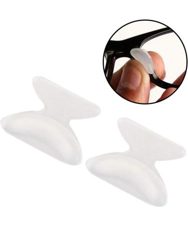 20 Pairs Soft Silicone Anti-Slip Nose Pads for Glasses & Sunglasses | White Slip-Resistant Accessories - Buy Online on GoSupps.com