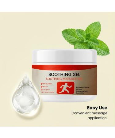 Gel apaisant doux pour la peau inspir d'ingr dients naturels 50 g - Formule douce pour apaiser les muscles et les articulations sans additifs irritants pour une sensation de fra cheur. - Buy Online on GoSupps.com