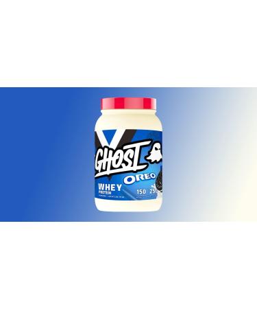 Ghost Whey Protein - 2.2lbs 1014g 26 Servings per Tub Gluten Free Soy Free 100 percent Whey Protein Blend with Natural Digestive Enzymes 25+ Grams of Protein (OREO) 1.01 kg (Pack of 1) - Buy Online on GoSupps.com