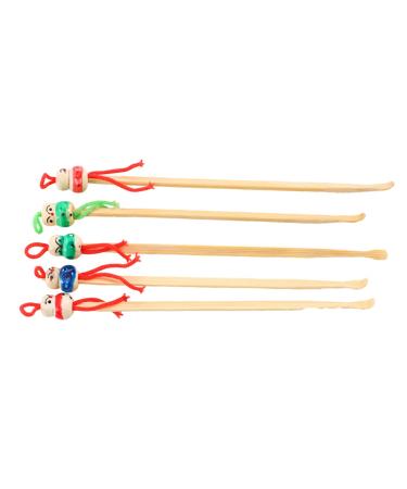 12pcs Wooden Ear Pick Tools Ear Plugs for Limpiador De Oidos Ear Wax Spoon Earwax Removal Adorable Ear Picker Wax Supply Ear Wax Remover Hanging Wax Cleaner Cleaner